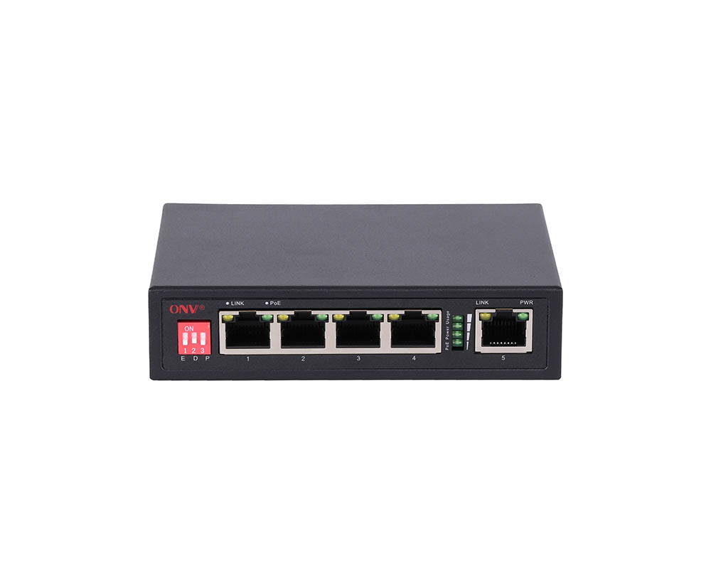 10/100M 5-port smart PoE Switch